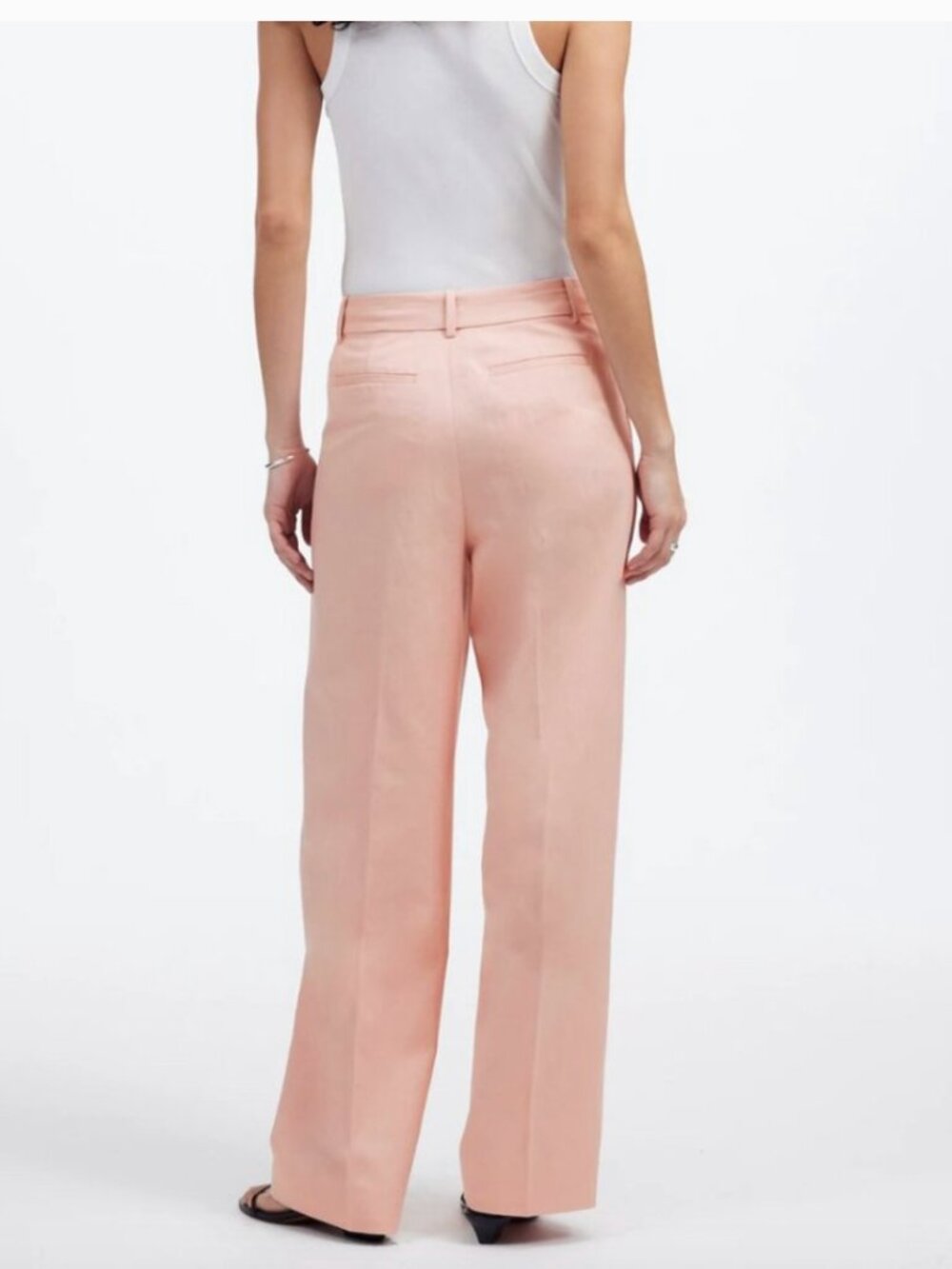 NWT! MADEWELL The Slouchy Straight Pant Pink Size 2 XS S - Picture 2 of 7